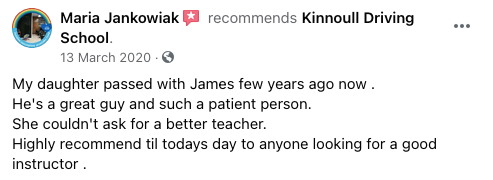 Testimonial March 2020